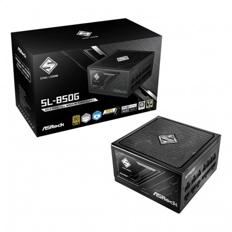 "850W ASRock Steel Legend SL-850G 850W ATX 80+ Gold black retail"