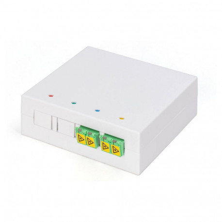 DIGITUS FTTH jaotuskarp 2x LC/APC DX adapteritega sulguriga