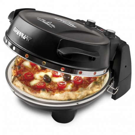 "G3Ferrari Pizzaofen Napoletana (schwarz, 1.200 Watt, fr Pizza 31cm, 2 Steine)"