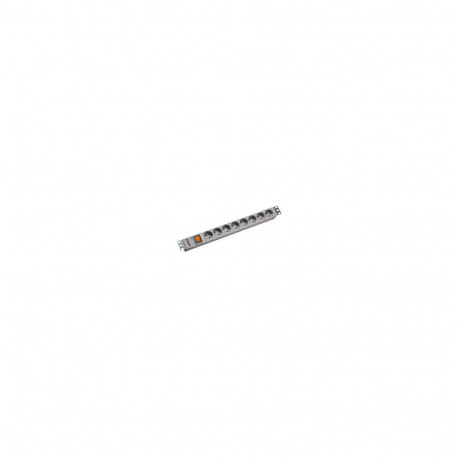 "BACHMANN 48,26cm 19Zoll Steckdosenleiste 8fach mit Schalter alum."