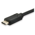 Equip USB-A 3.2 -> C St/St 0.50m 3A/20V must kaabel