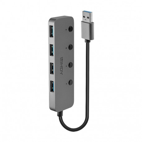 LINDY USB 3.0 4-pordiline aktiivjaotur