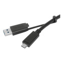 "TARGUS 1m USB-C to USB-C Dock Cable and USB-A Tether Adapter"