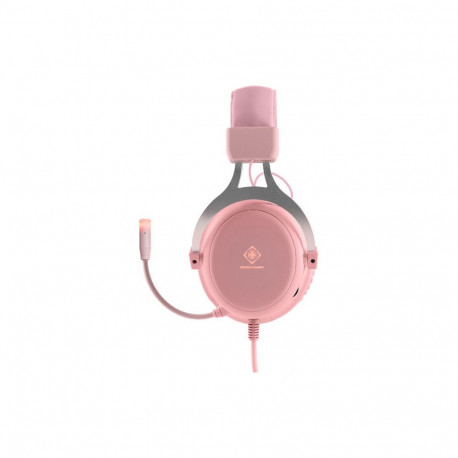 "Deltaco Headset Gaming Stereo Klinke LED pink"