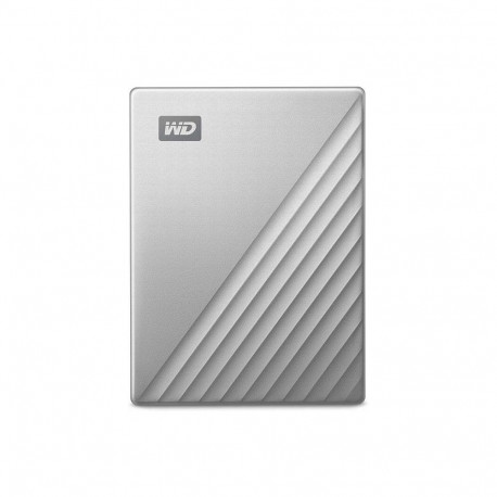 "2,5"" WD My Passport Ultra 1TB Silver USB-C/USB3.0 HDD 6,4cm 2,5Zoll Metal finish RTL portable exte