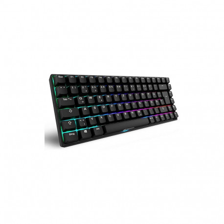Sharkoon SKILLER SGK50 S3 PBT (must, DE-paigutus, Gateron G Pro 3.0 Yellow)