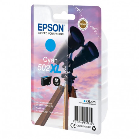 Epson 1LB 502XL tsüaan tint üksikpakend