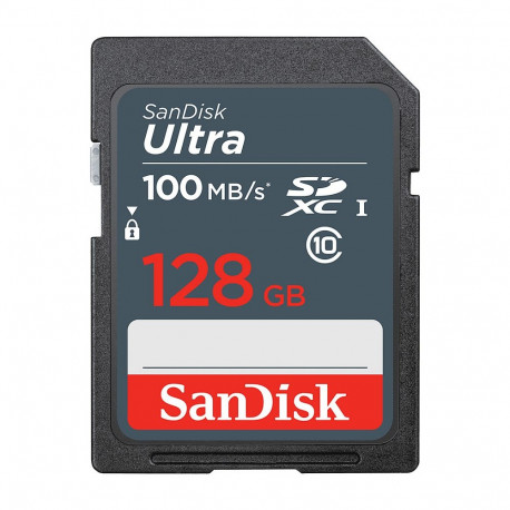 SanDisk mälukaart 128GB Ultra SDXC 100MB/s