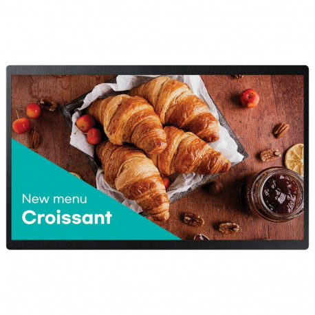 "60,5cm/23,8"" (1920x1080) Samsung QB24C 16:9 FHD 14ms 16/7 DigitalSignage USB HDMI Ethernet 25%Haze