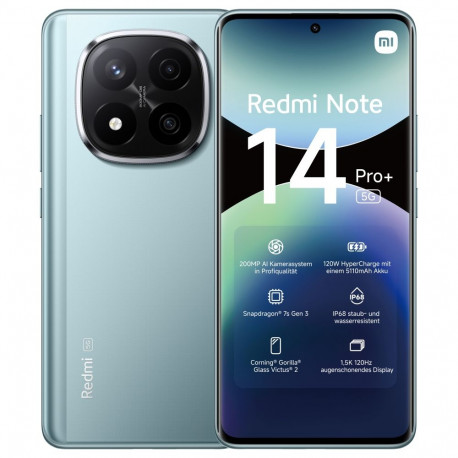 "Xiaomi Redmi Note 14 Pro+ 256GB 8RAM 5G EU blue"