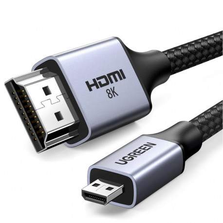 Ugreen Ugreen HD164 15516 micro HDMI / HDMI 2.1 8K cable 1m - gray