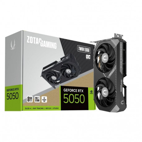 GeForce graafikakaart RTX 5050 Twin Edge OC 8GB, DLSS 4, 3x DisplayPort, 1x HDMI 2.1