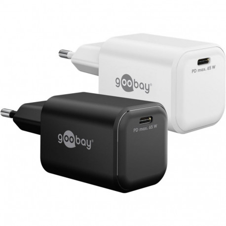 USB-C PD GaN Schnelladegerät Nano 65 W (schwarz)