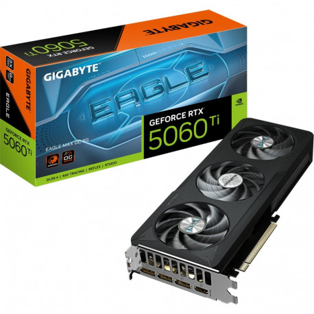 EAGLE graafikakaart GeForce RTX 5060 Ti MAX OC 8G (DLSS 4, 3x DisplayPort, 1x HDMI 2.1)