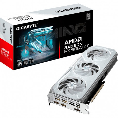 Radeon videokaart RX 9060 XT mänguri üleklokitud ice 16GB, valge