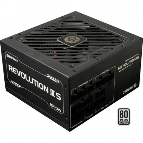 REVOLUTION III S 1000W (schwarz, 1x 12-Pin High Power GPU, 4x PCIe Kabelmanagement, 1000 Watt)