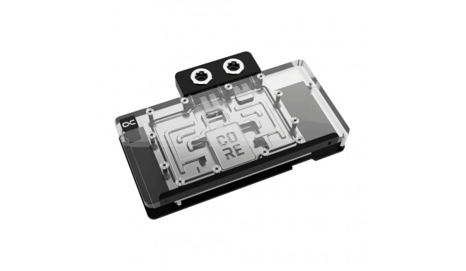 Core RX 9070 XT Hellhound + Pure (transparent/chrom, inkl. Backplate)