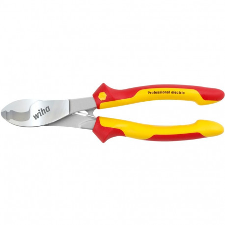 Wiha cable cutter Professional electric, 210mm (red/yellow, with opening spring that can be switched