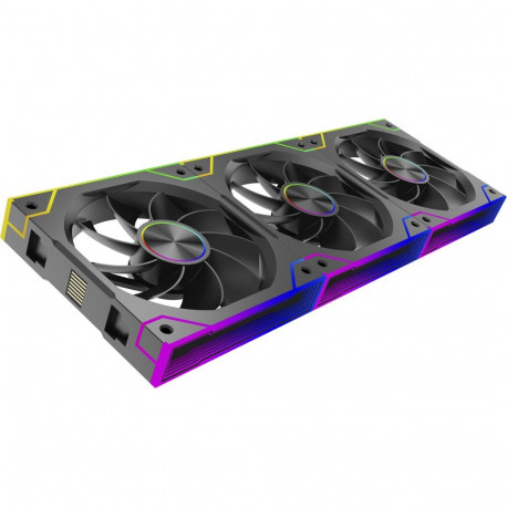 Ventilaatorid XPF360R.ARGB 3tk tagurpidi 125mm, must