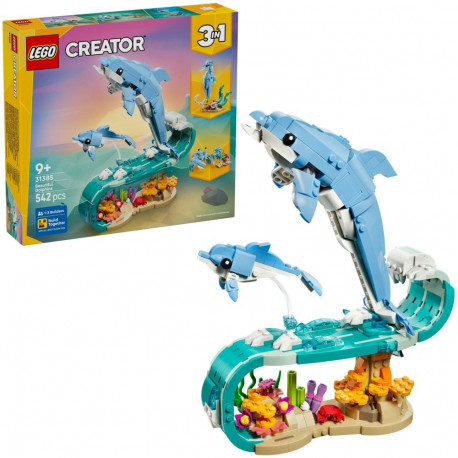 LEGO 31385 Creator 3-in-1 Sea Creatures: Beautiful Dolphins