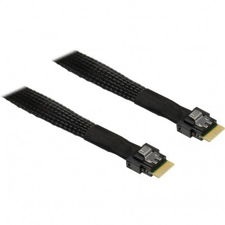 Kaabel MiniSAS SFF 8654-4i > SFF 8654-4i 0,7m, must