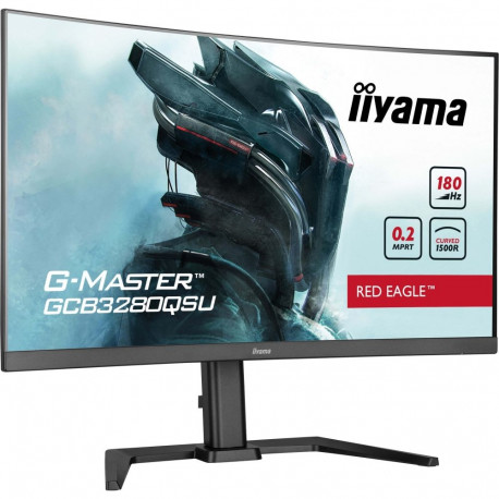 G-Master GCB3280QSU-B2 (80 cm (31.5 Zoll), schwarz (matt), QHD, VA, Curved, Adaptive-Sync, 180Hz Pan