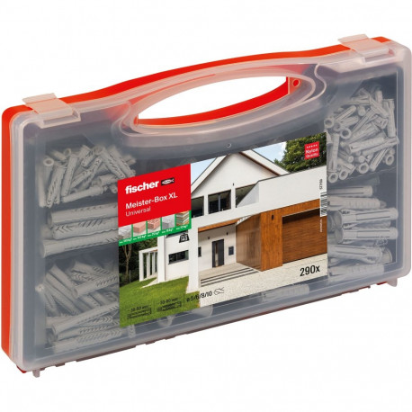 Meister-Box universaalne komplekt XL 290-osaline, helehall