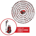 Einhell cordless high-pressure cleaner HYPRESSO 36/105 (red/black, without battery and charger)