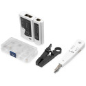 Digitus network tool set (12 pieces, with bag)
