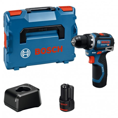 Bosch Powertools cordless drill/driver GSR 12V-32 Professional, 12Volt (blue/black, 2x Li-ion batter