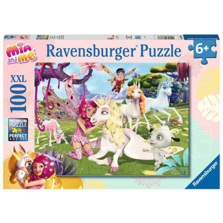 Kinderpuzzle pusle Mia and me tõeline ükssarvikusõprus (100 Teile)