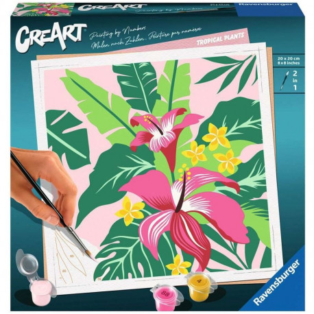 Ravensburger CreArt - Tropical Plants, painting