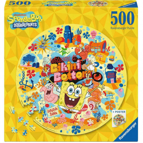Ravensburger round puzzle - Spongebob 500 pieces