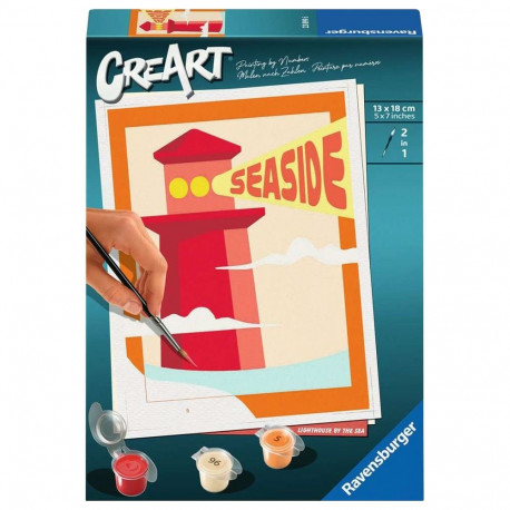 Ravensburger CreArt - Lighthouse by the Sea, painting