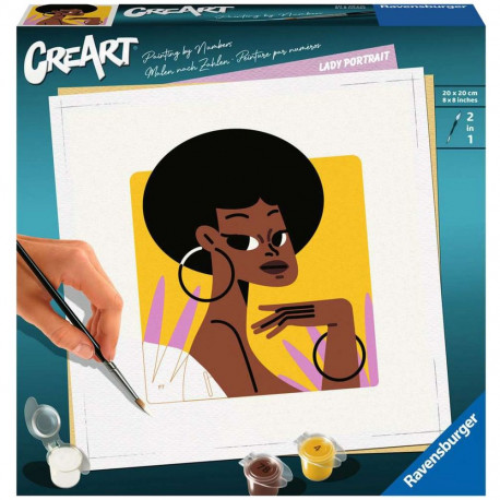 Ravensburger CreArt - women's portrait, painting