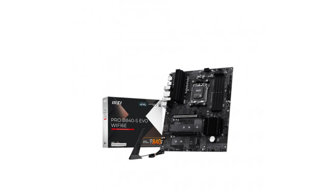 PRO B840-S EVO WIFI6E, must/hõbe