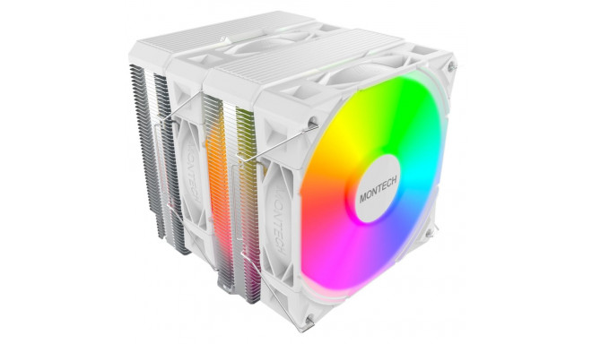 Montech NX600 ARGB, CPU cooler white, 120 mm