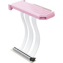 HYTE PCIe 5.0 Hyper Riser, extension cable pink/white, 20cm