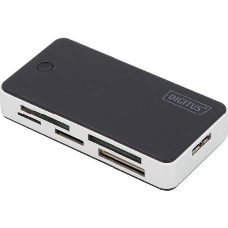 Digitus All-in-one card reader, card reader black/silver, USB 3.0