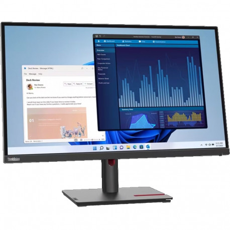 ThinkVision monitor T27p-30 (69cm (27 tolli), must, UltraHD/4K, IPS, 60Hz)