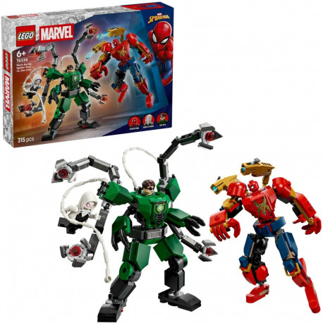 LEGO 76338 Marvel Super Heroes Mech Duel: Spider-Man vs. Doc Ock, Construction Toy