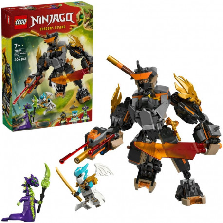 LEGO 71854 Ninjago Cole's Action Mech and Dragon Zane, Construction Toy