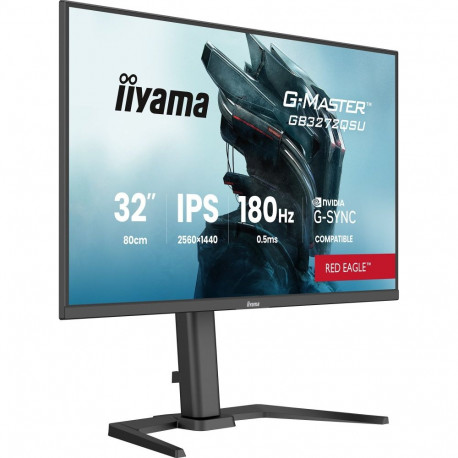 G-Master monitor GB3272QSU-B1 Red Eagle 80cm (31.5Zoll) QHD IPS HDMI DP G-Sync-ühilduvus 180Hz panee
