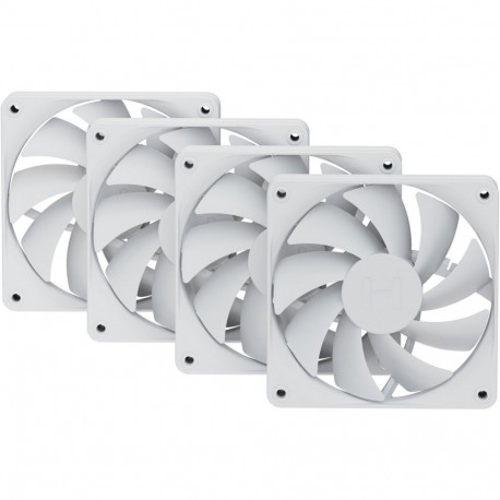 HYTE FA12, white case fan, 4-pack, 120 mm