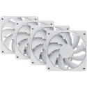 HYTE FA12, white case fan, 4-pack, 120 mm