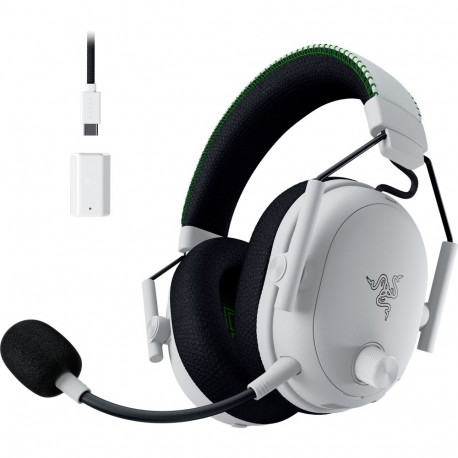 Razer BlackShark V3 Pro for Xbox, gaming headset white/black, ANC, 2.4 GHz dongle, Bluetooth, USB, 3