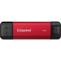 Kingston Dual Portable 1 TB, External SSD red/black