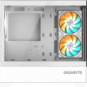 GIGABYTE C201 Panoramic Ice, Tower Case White, Tempered Glass x 2