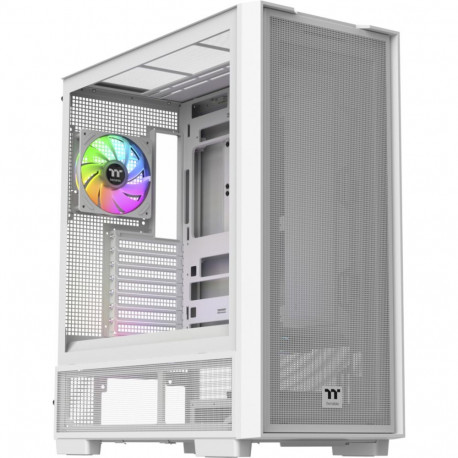 Thermaltake S380 TG ARGB, Tower Case White, Tempered Glass