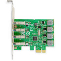 Digitus 4-Port USB 3.0 PCI Express Add-On, Interface Card